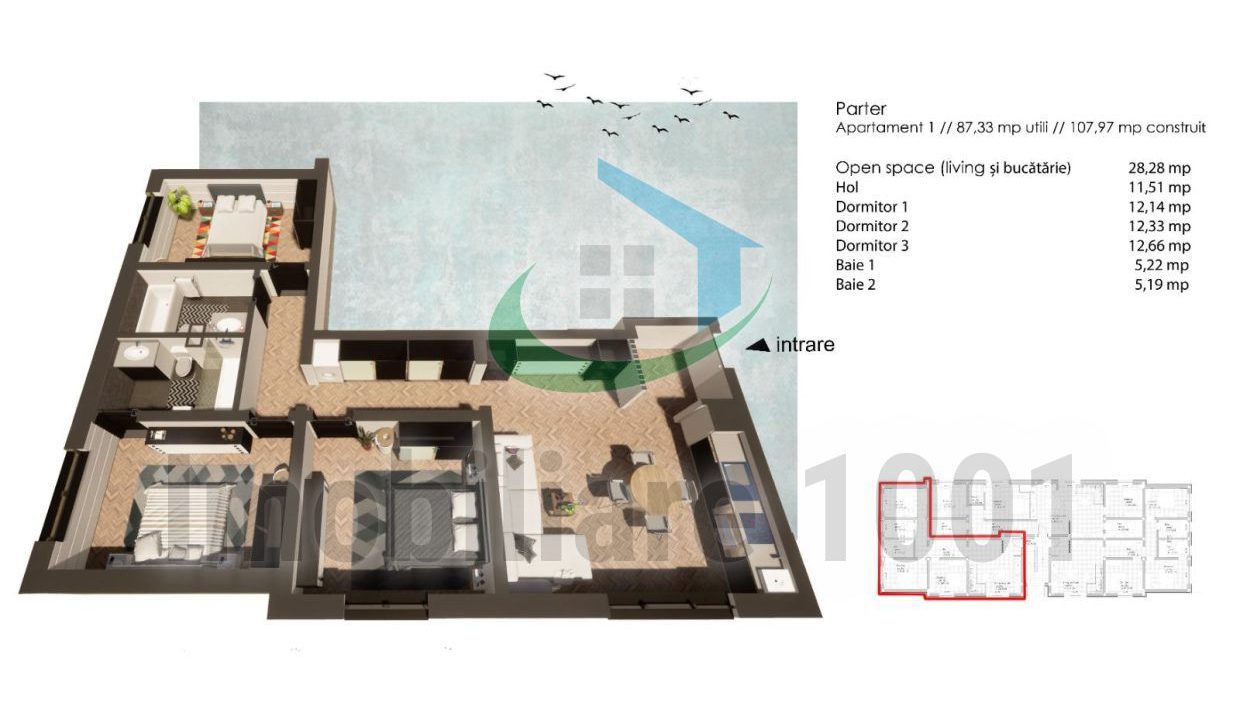 17. Apt imobil nou Tautii M. - Ionel